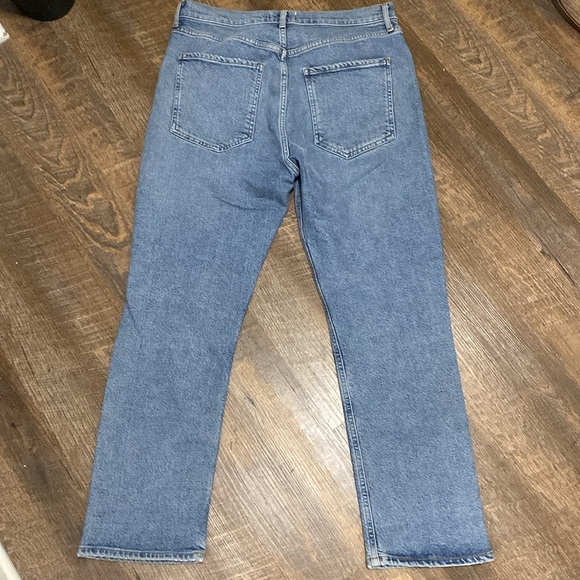 NWOT AGOLDE VINTAGE INSPIRED DISTRESSED HI RISE JEANS WITH STRETCH SZ 30 - Picture 12 of 14